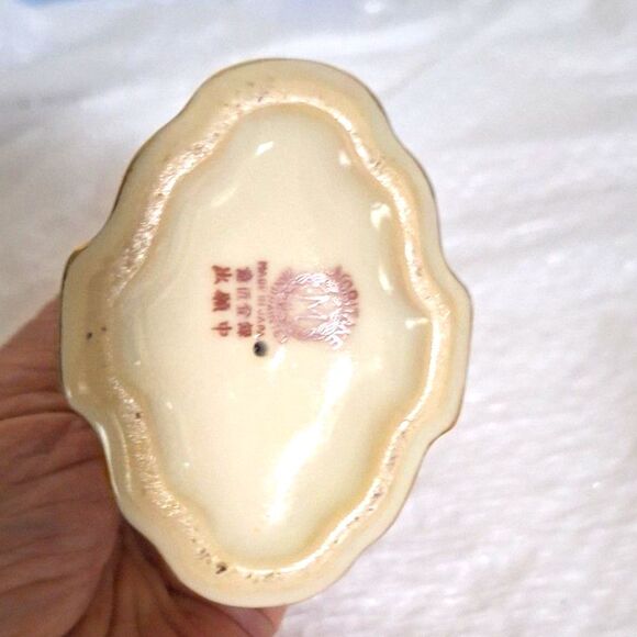 A Vintage Noritake Japanese Bud Vase Hand Painted Bird Motif Collectible - Picture 11 of 12